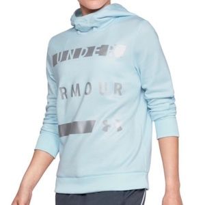 Under Armour Fleece Hoodie Sky Blue Medium
